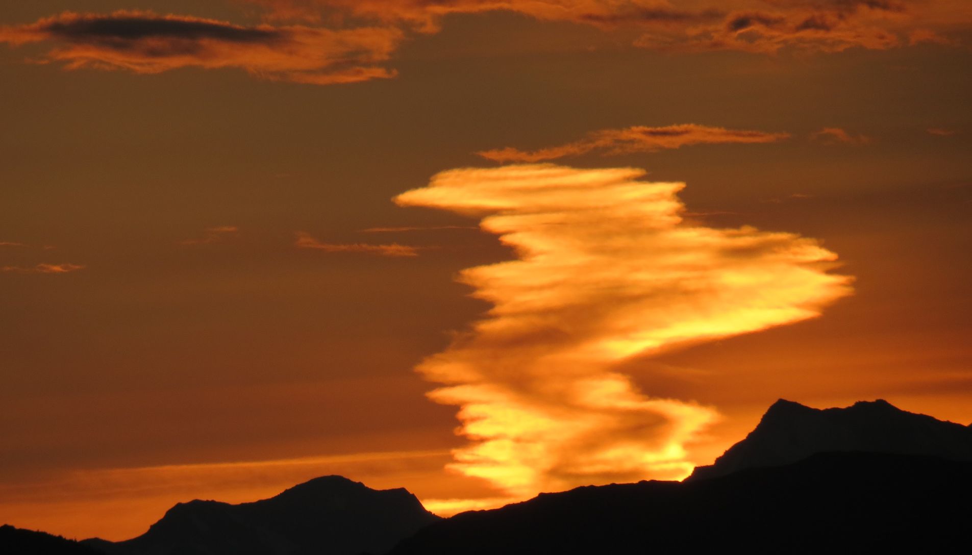 Sunset at Whittier, Alaska